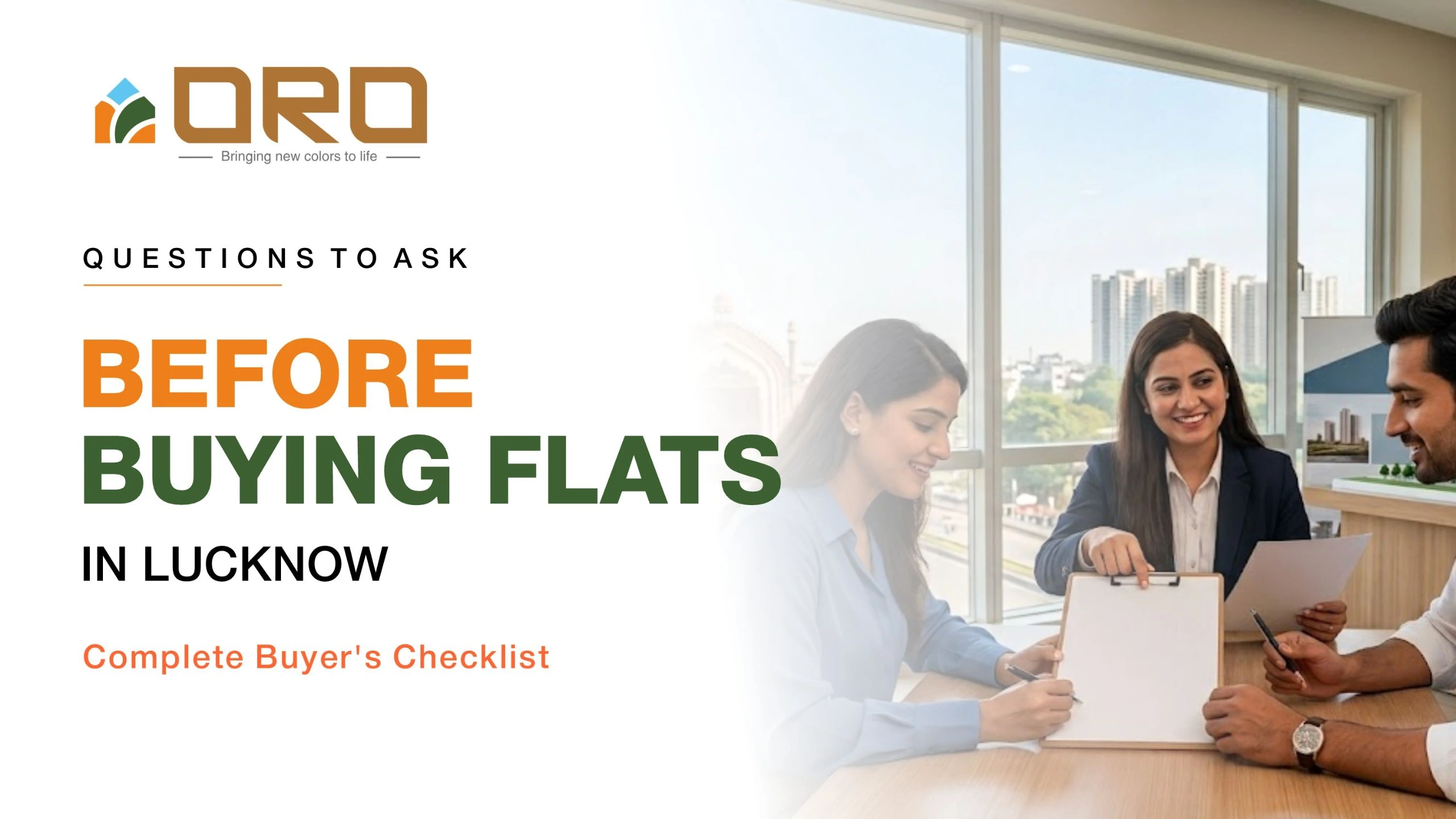 10 Questions to Ask Before Buying Flats in Lucknow